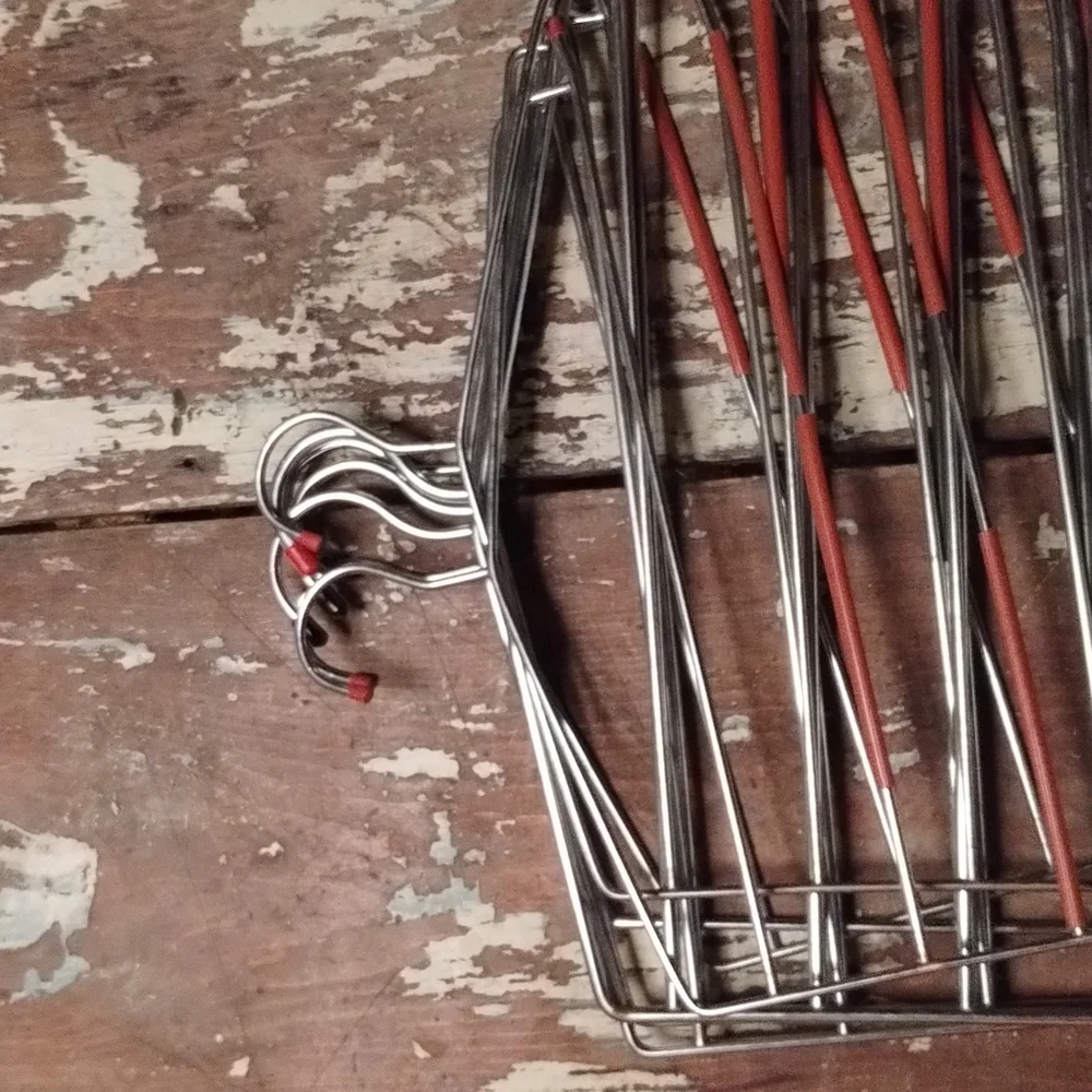 7 metal multi rack skirt pant hangers
